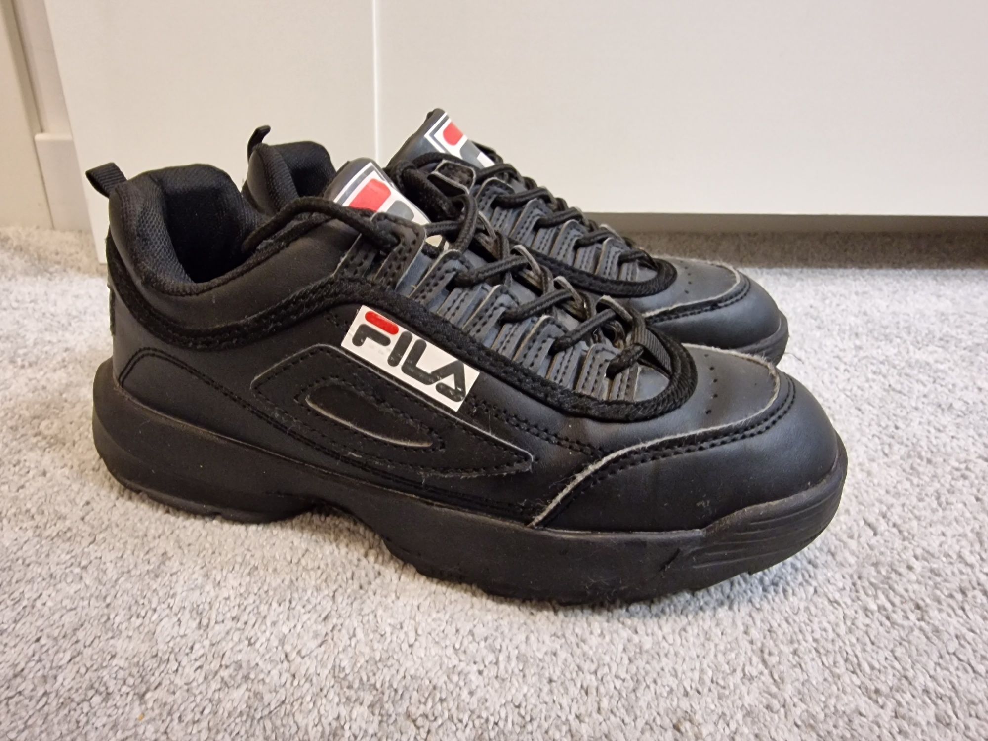 Czarne buty adidasy snickers dziewczynka 36