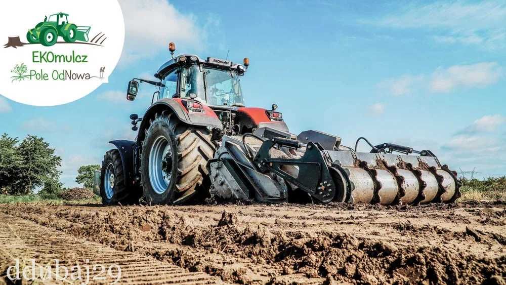 Mulczer frezowanie pni czyszczenie działek mulczowanie usługi działka