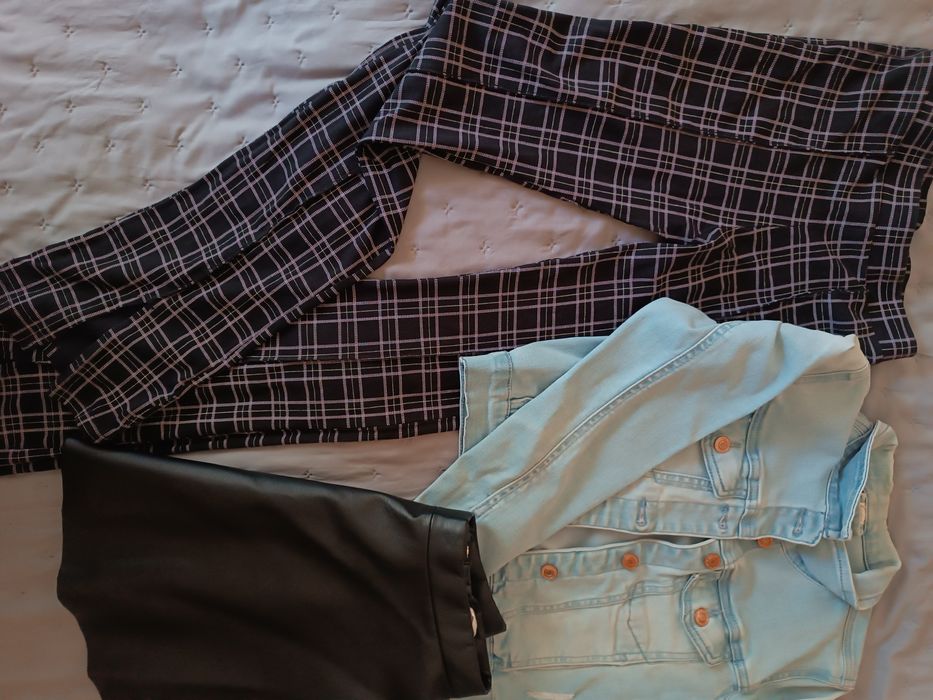 Zestawy eleganckie, eko skóra rozm. 146-152