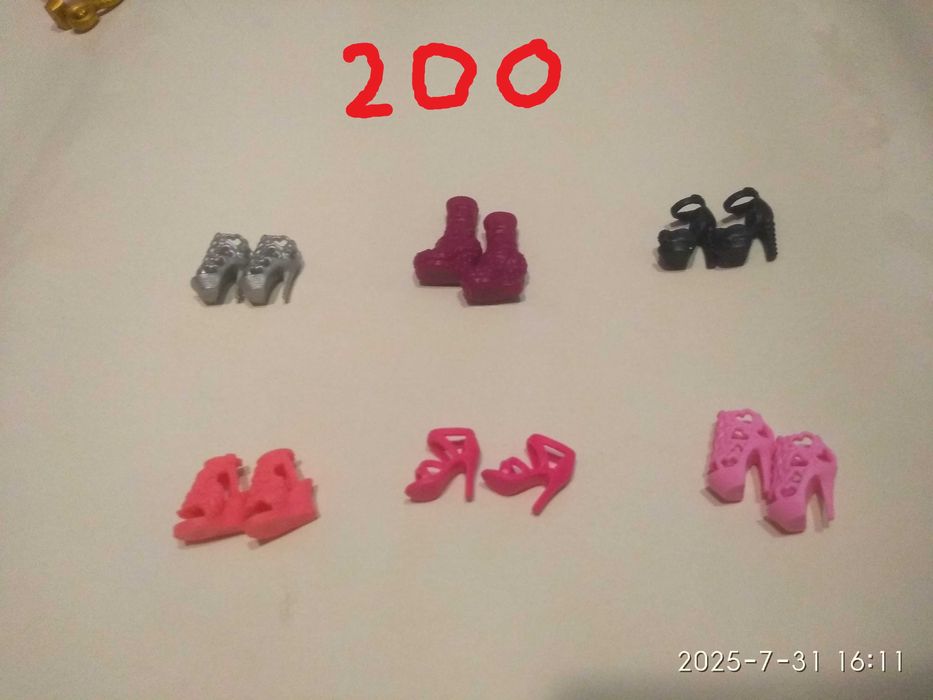 Аксессуары кукол лоты монстр хай, Monster High, обувь,сумочки,шляпки