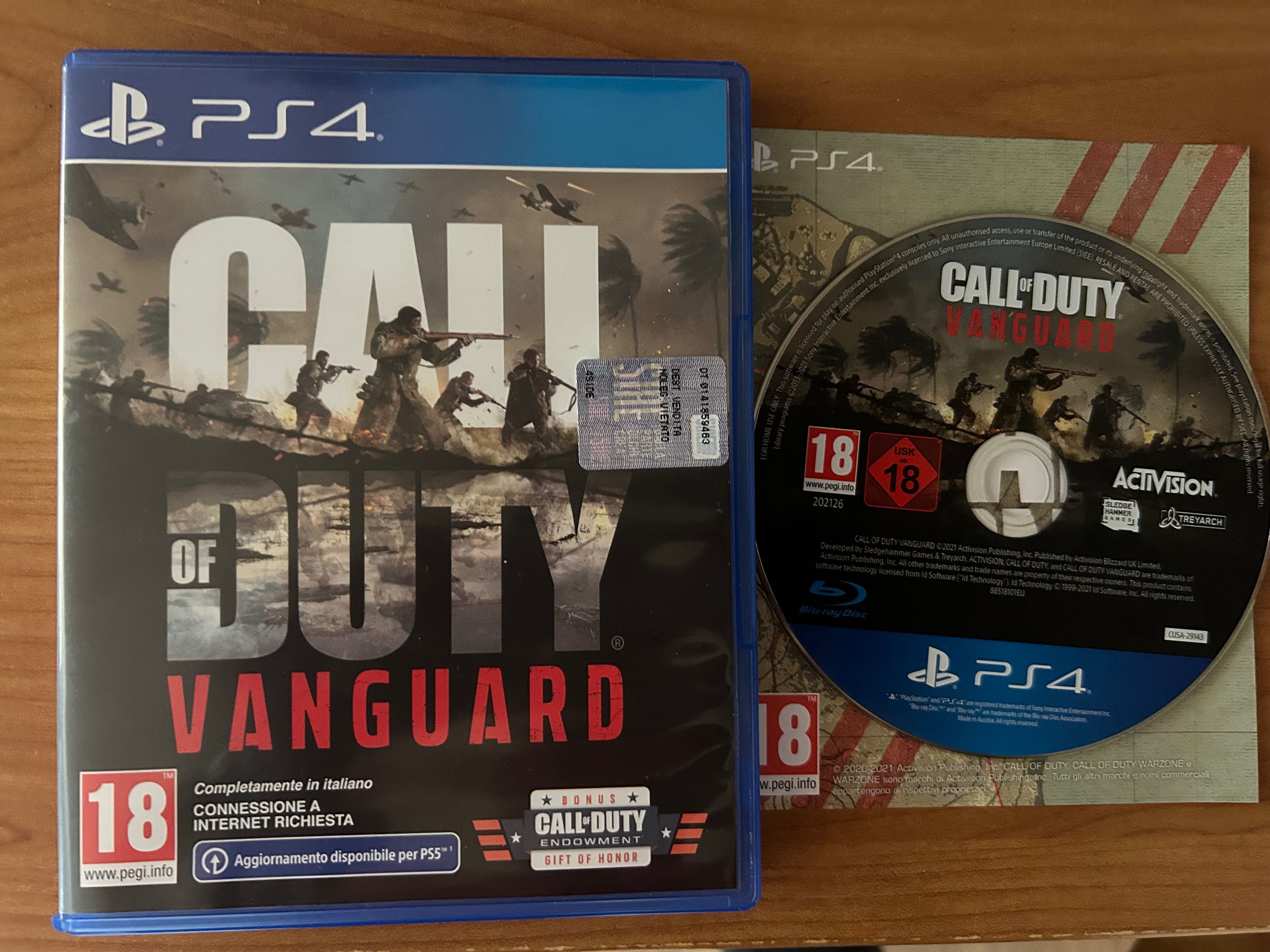 Call of duty vanguard ps4