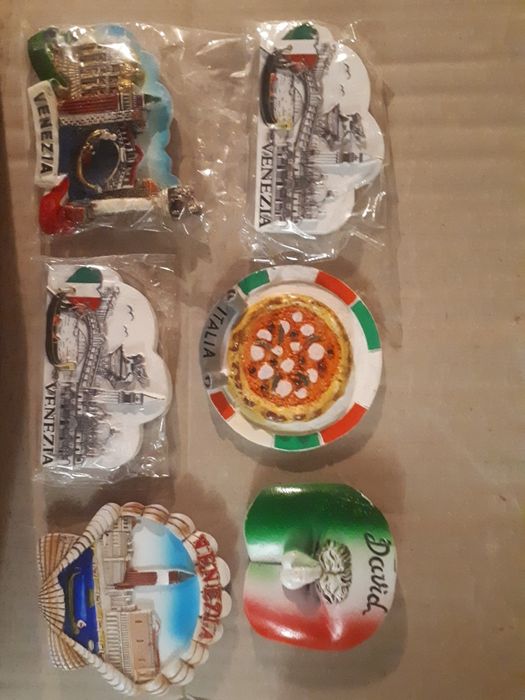 Kolekcja magnesów Włochy Mediolan Pizza Venecja Wenecja