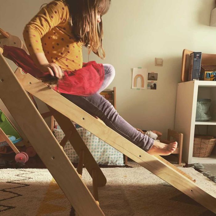 Triângulo pikler em madeira