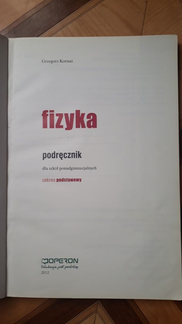 Fizyka zakres podstawowy  Operon