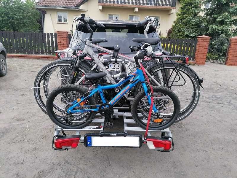 Thule EasyBase 948 949 platforma na 3 rowery bagażnik na hak