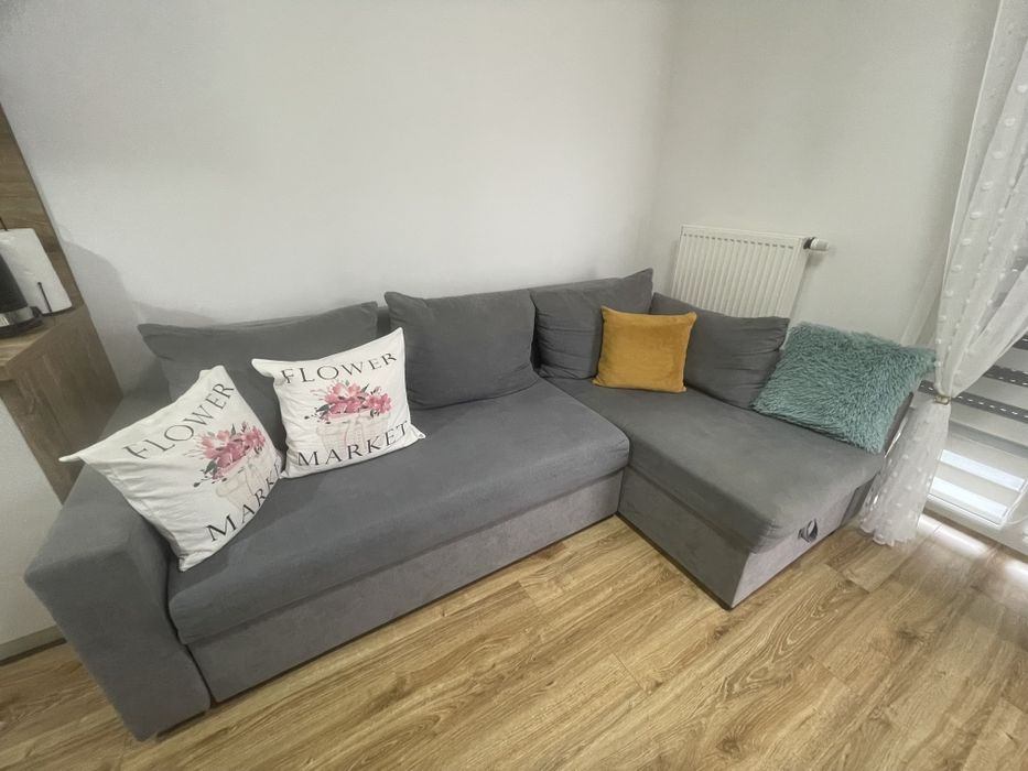 Kanapa narożna z funkcją spania!