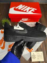 Кросівки Nike Air Force 1 Low Full Black Найк Аїр Форс низькі чорні