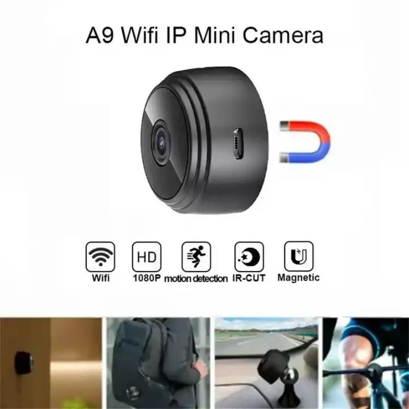 Міні-камера відеоспостереження WiFi Terra 9A-Mini з нічним баченням