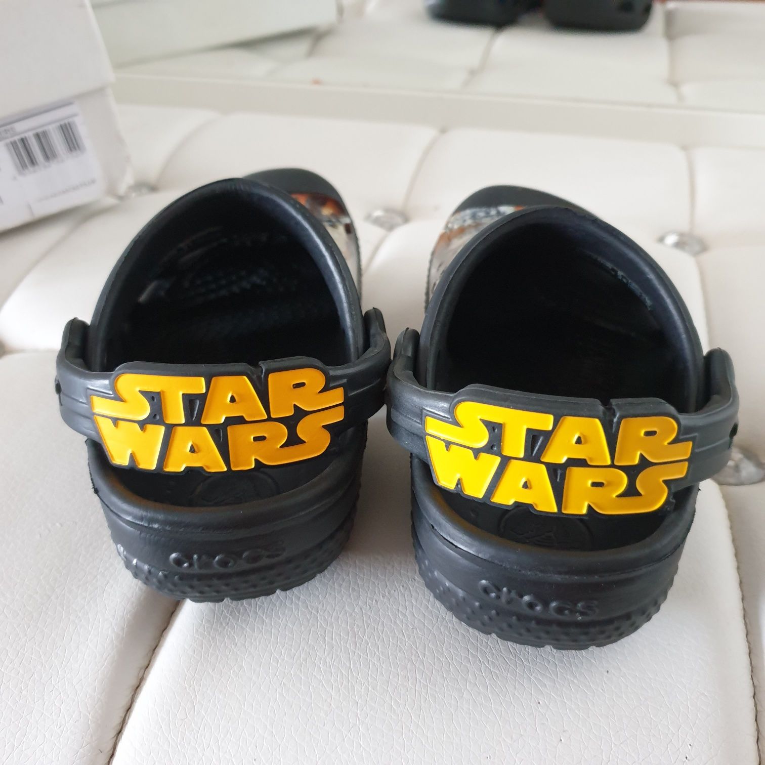 Orginalne klapki crocs roz.c6 23 star wars jak nowe