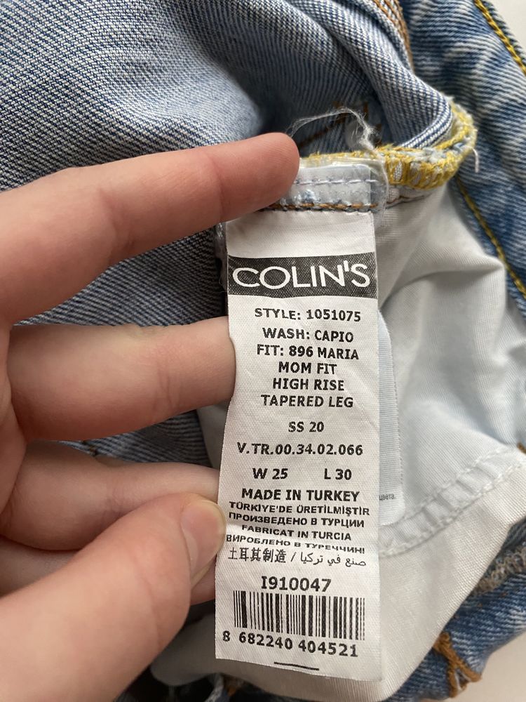 Приталені високі джинси Colin’s
