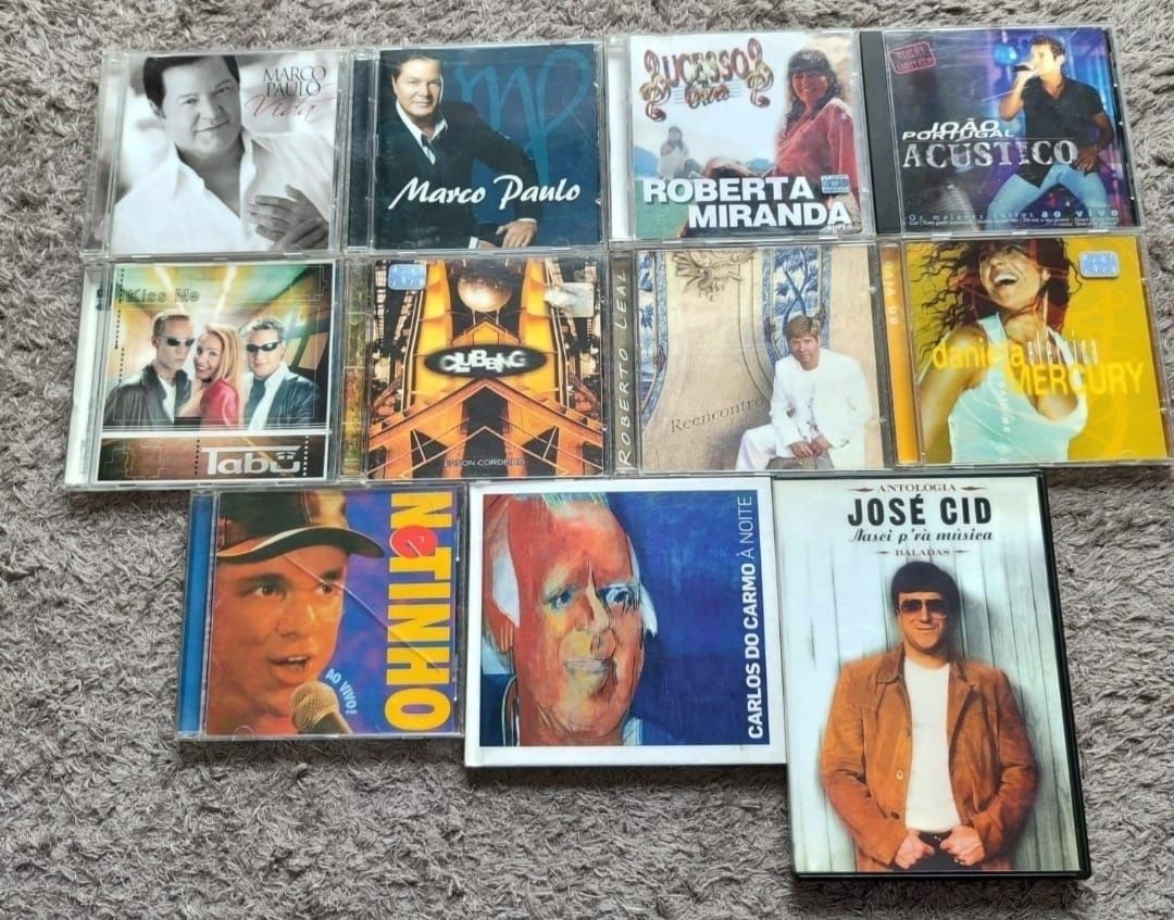 10 Cd's originais musica em Português