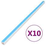 Osłona na kable PVC Samoprzylepna 10x10 mm 10 m Biała Vidaxl