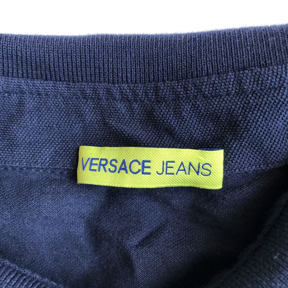 Поло Versace Jeans With Metal Logo Polo Shirt