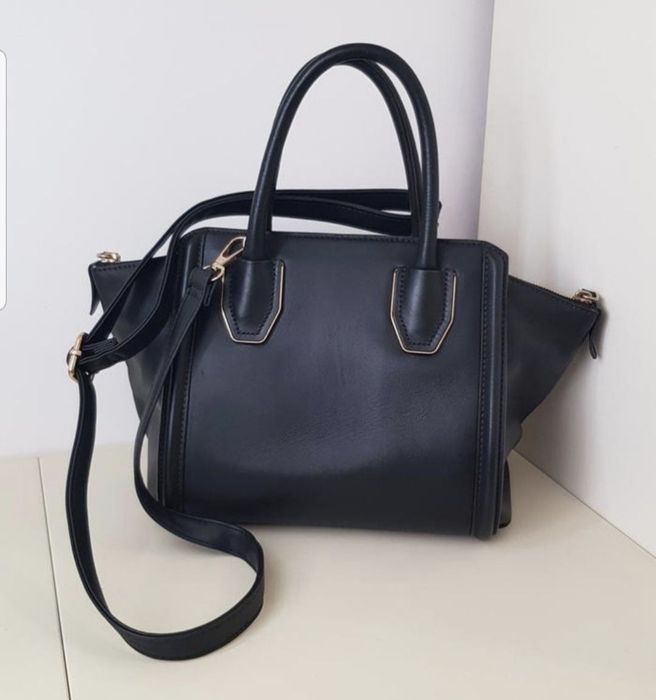 Винтажная кожаная сумка MCM Оригинал сумка тоут трапеция номерная