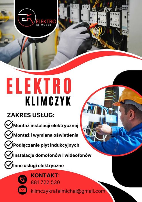 Instalacje elektryczne – Elektro Klimczyk, fachowe usługi elektryka