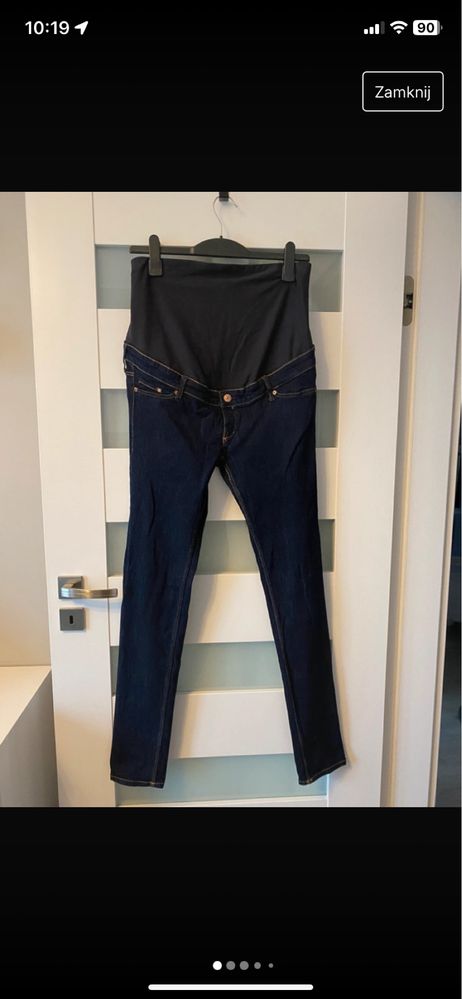 Jeansy ciążowe H&M 42/44