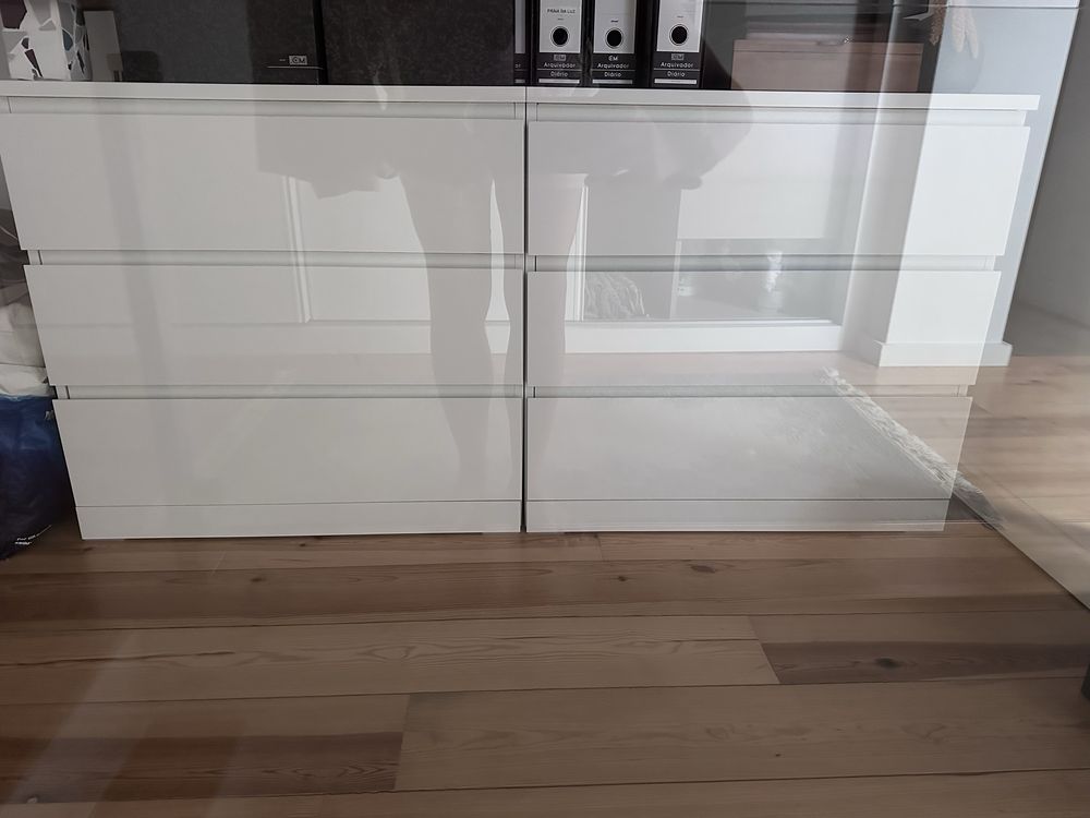 2 cómodas MALM - IKEA c/3 gavetas