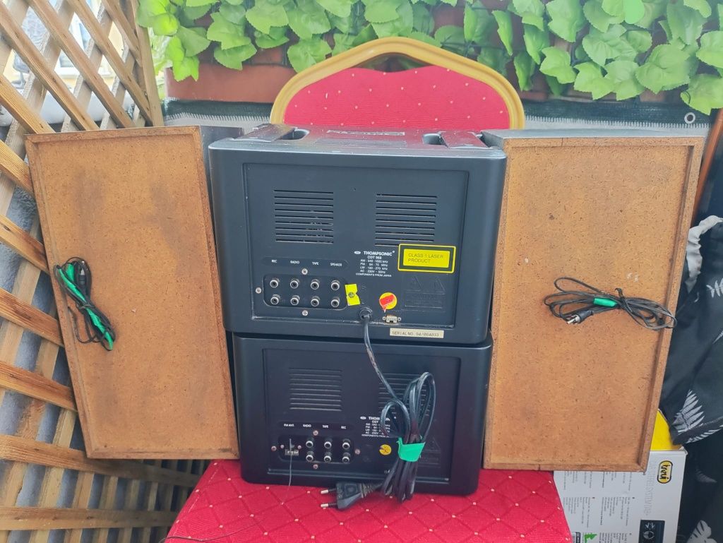 Magnetofon na kasety RadioMagnetofon radio kolumny z Głośnikami wieża