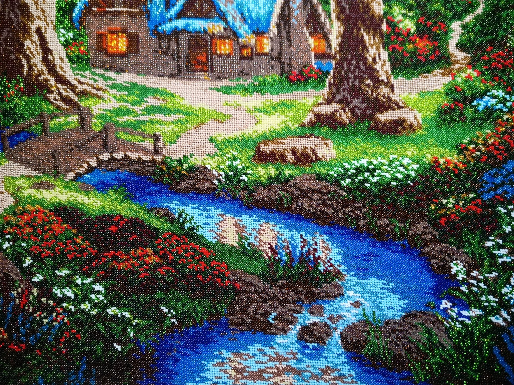 Продам картину "Лесной домик".