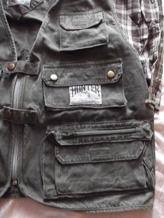 Zestaw męski: modna koszula + bezrękawnik rozmiar L