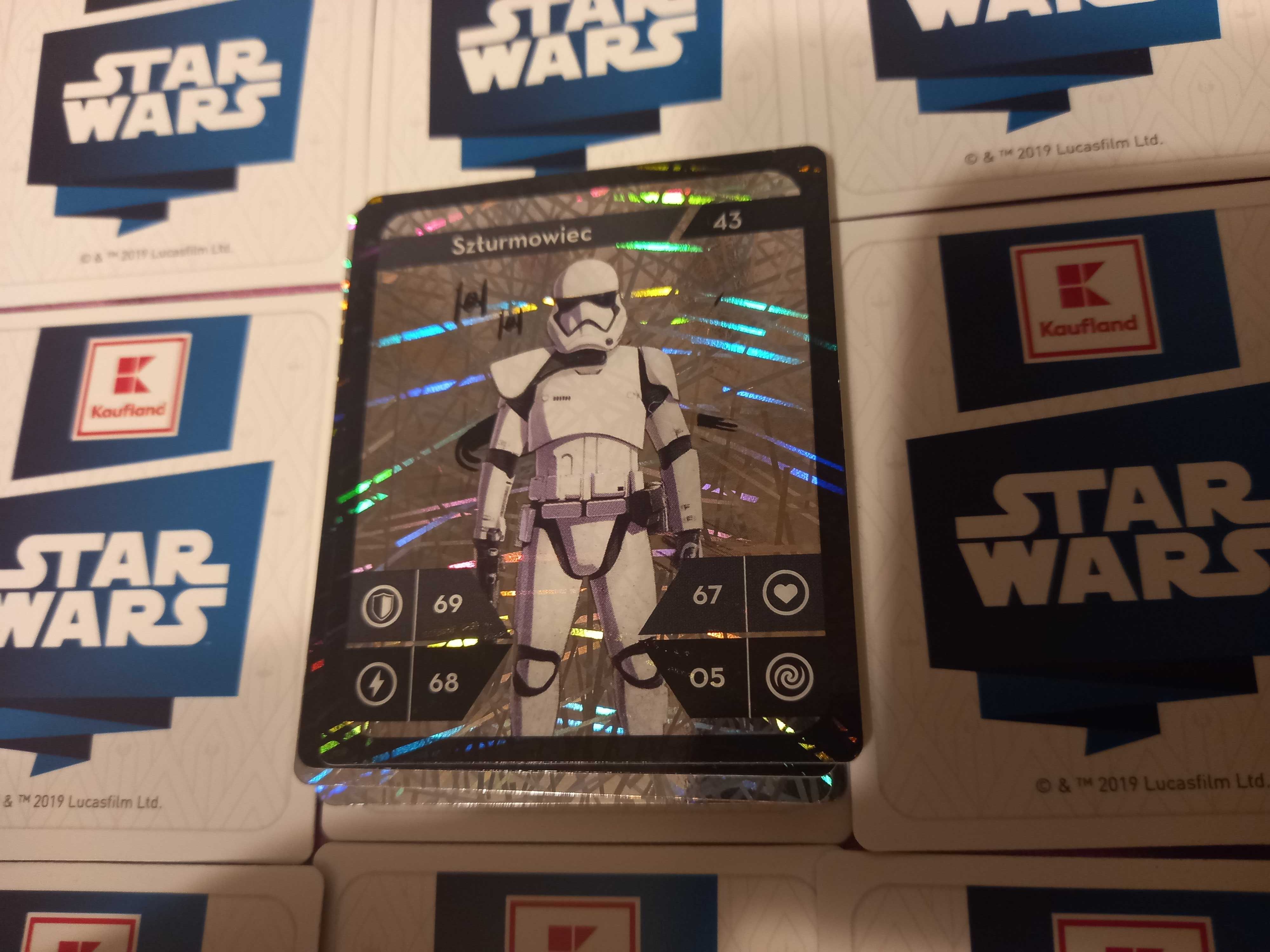 Karta Star Wars Kaufland hologram nr 43.