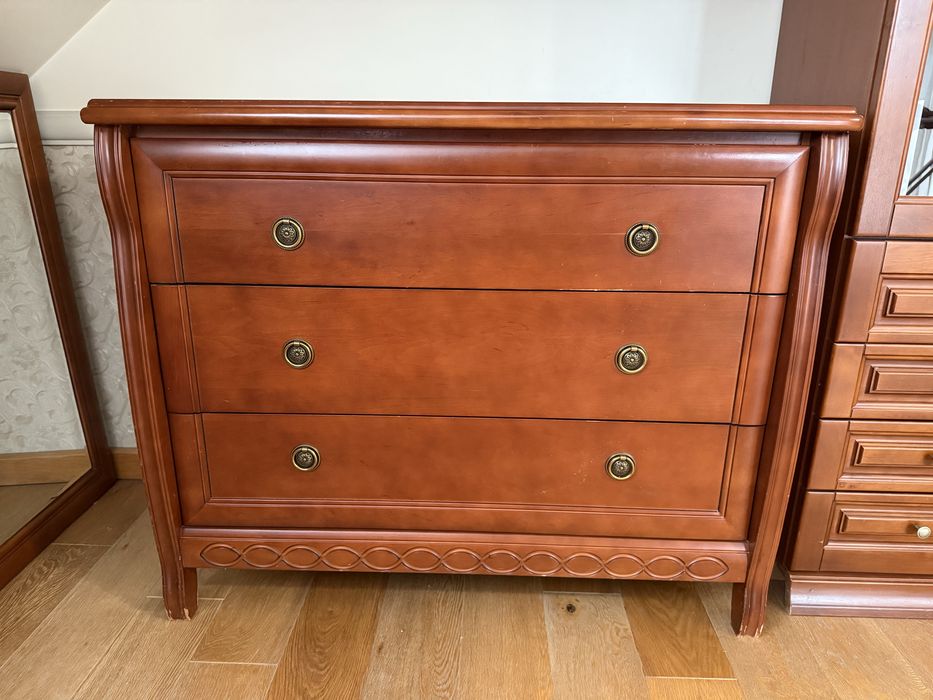 NOWA CENA Zestaw drewnianych mebli