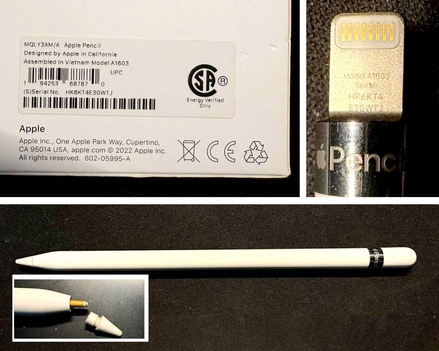 Apple iPad 10.9 2022 Wi-Fi 64GB Silver +Apple Pencil 1st+Adapter USB-C