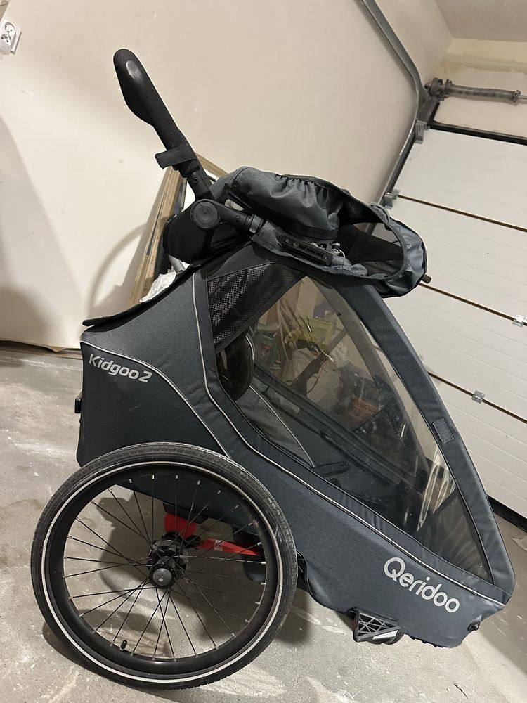 Przyczepka Queridoo Kidgo 2 z hakiem do roweru