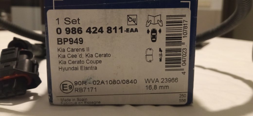 Kia Cee'd - chip de potência e pastilhas de travão