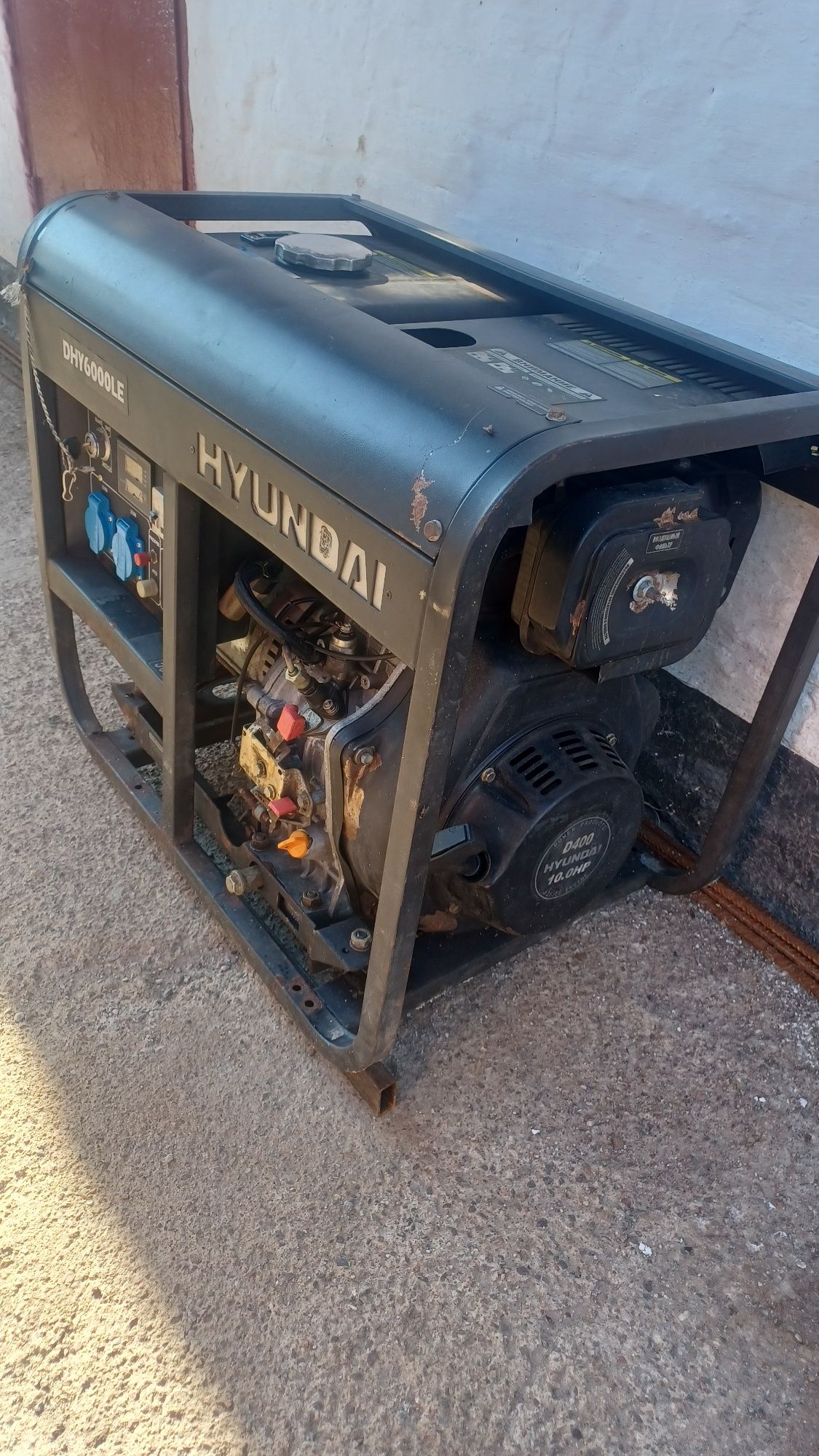 Генератор дизельний hyundai DHY6000   5.5 кв