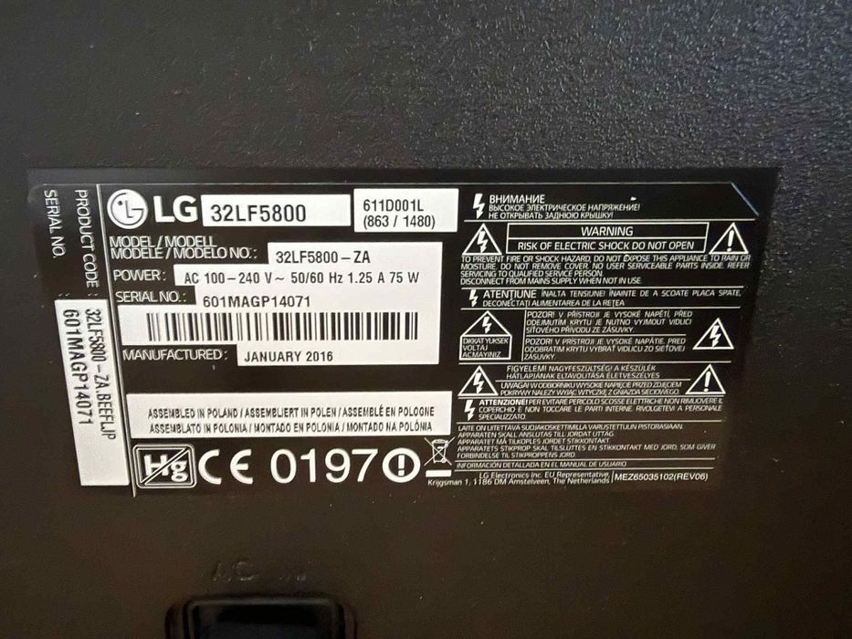 Telewizor marki LG