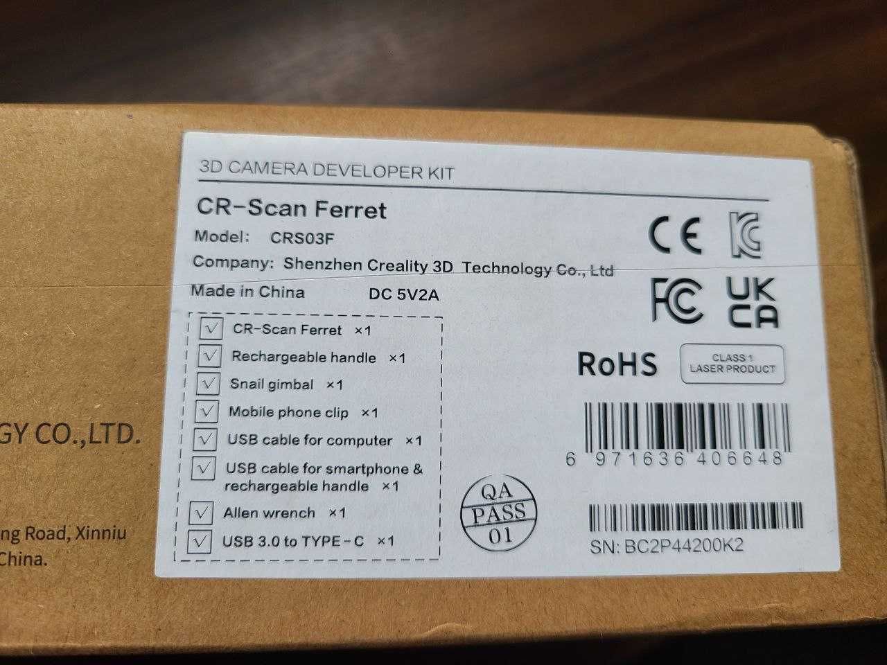Нові 3д Сканери Creality 3D Scanner CR-Scan Ferret та Ferret PRO