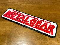 Metal Gear Solid Tactical Espionage Action Logo 3D