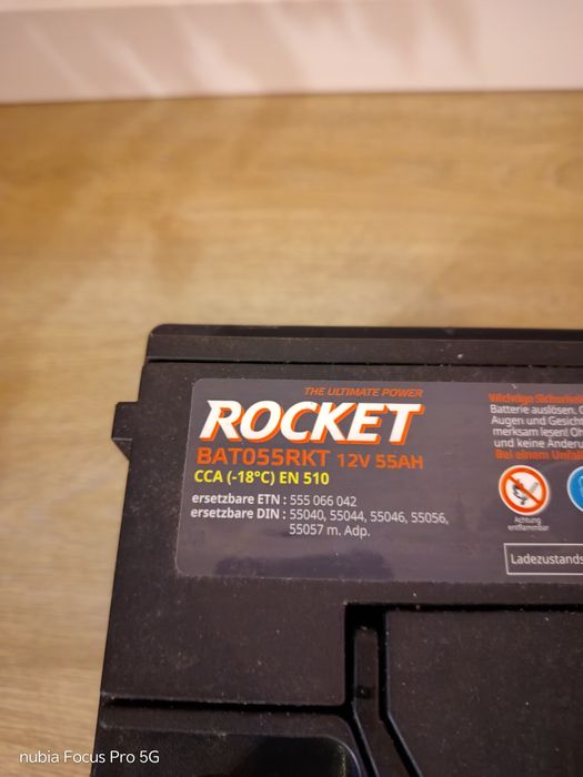 Akumulator samochodowy 12 V 55 Ah