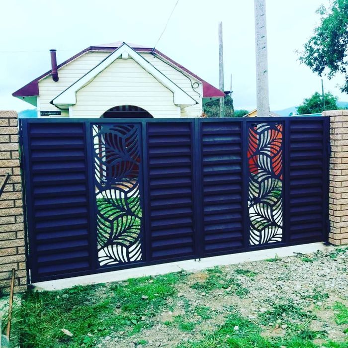 Ворота ковані. Відкатні ворота. Фіртка. Ковка. Металоконструкції