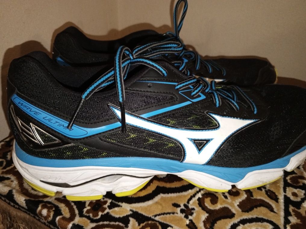 Кросівки Mizuno Wave Ultima 9 Black/Wht/Blue, 46