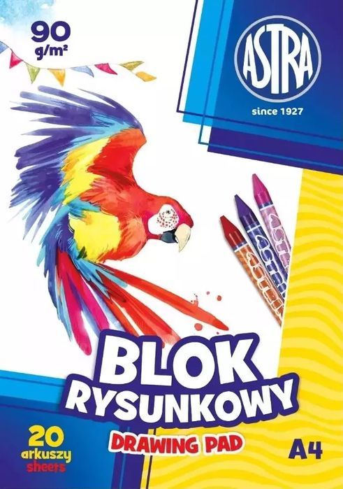 Blok rysunkowy A4 20 kartek (10 sztuk)