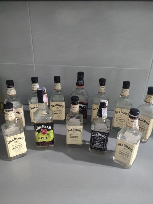 Jack Daniels / Jim Beam / порожні пляшки з під віски