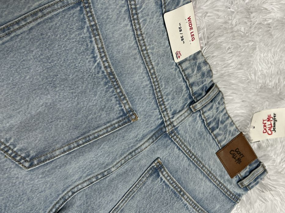 Calcas de ganga novas wide leg M