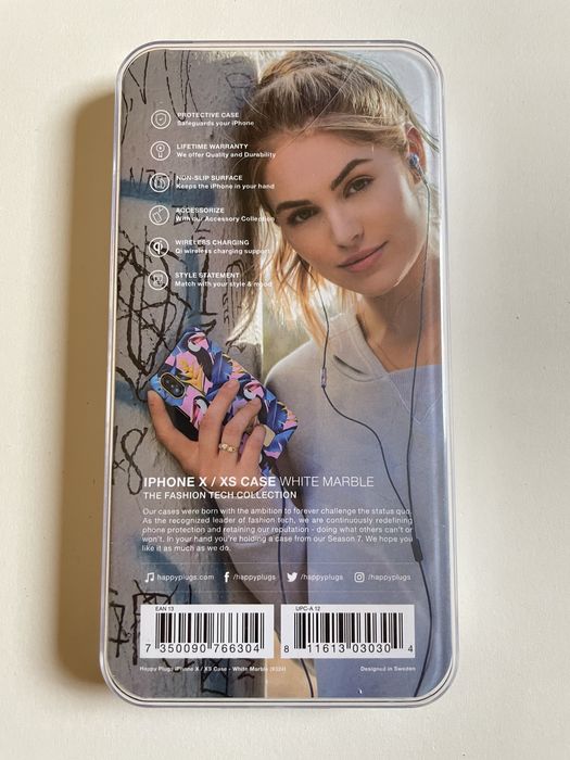 Etui na iPhone X/XS happy plugs