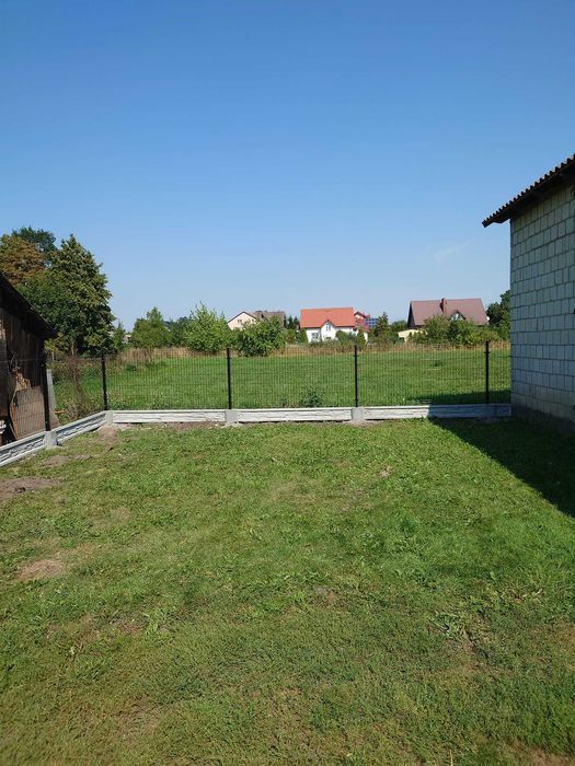 Ogrodzenia panelowe panele słupki brama furtka płot palety