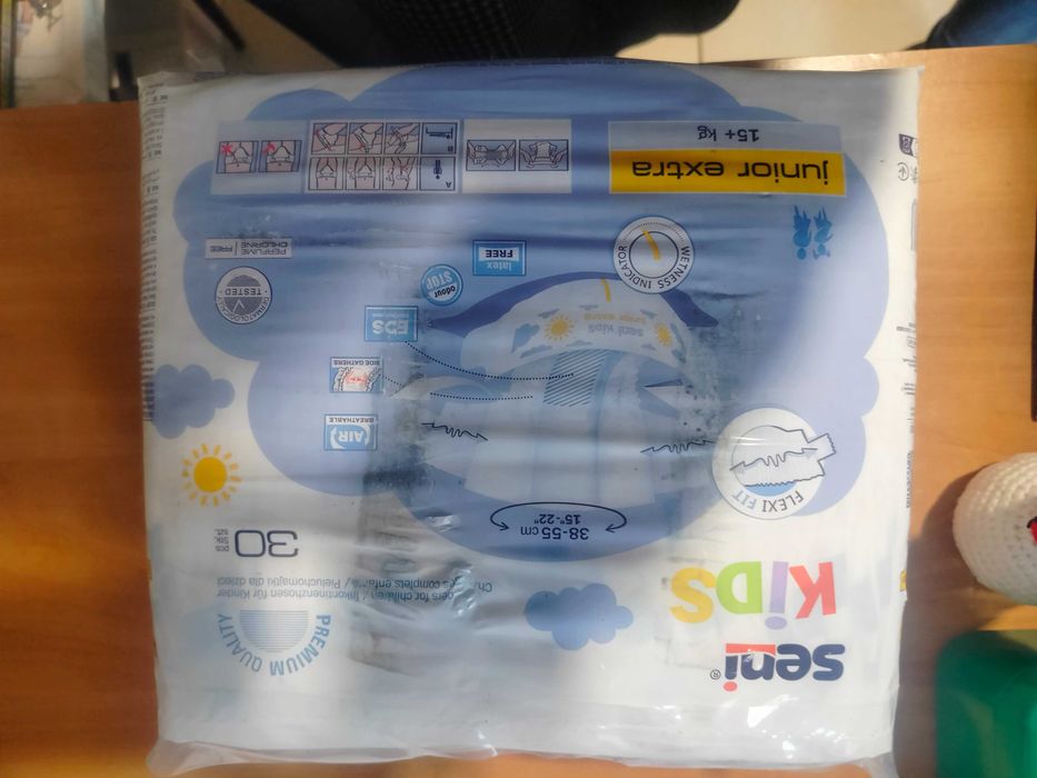Pampersy Seni Kids Junior premium 15+ kg