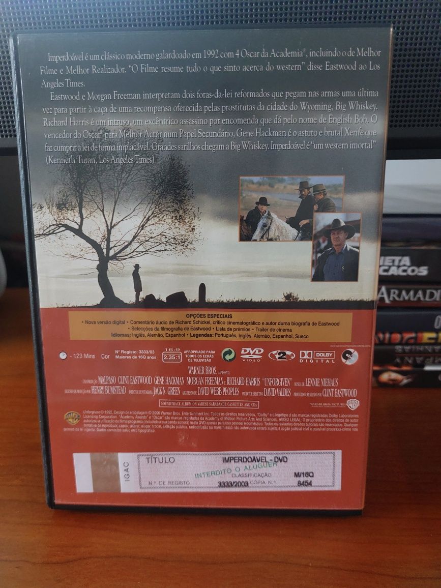 Dvd Imperdoável.