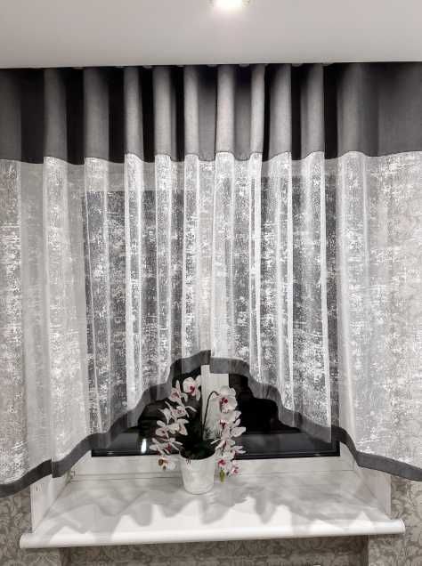 арка на кухню тюль штори готові фіранка різні кольори на вибір