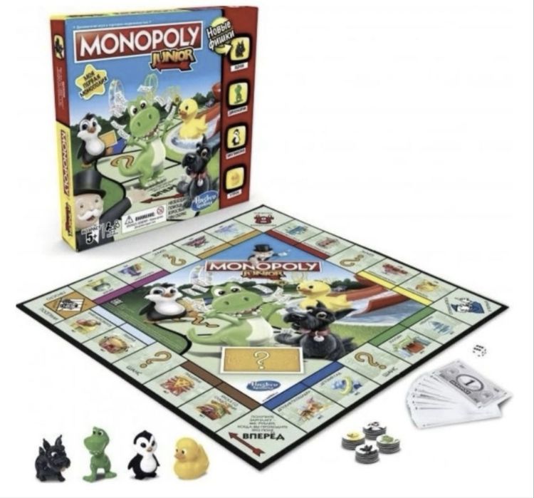 Настільна гра Монополія junior від Hasbro