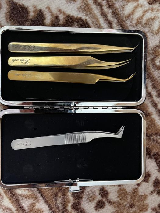 Пінцети для нарощування вій