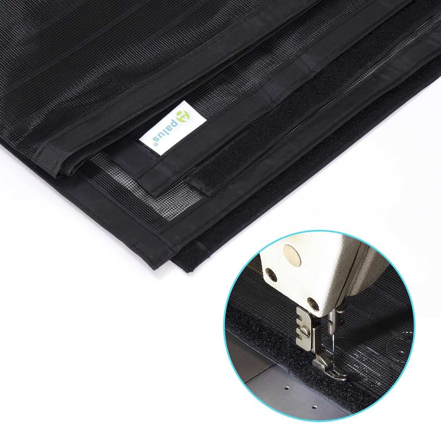 Moskitiera magnetyczna 70x210 cm na drzwi okna Apalus BF003 BLACK