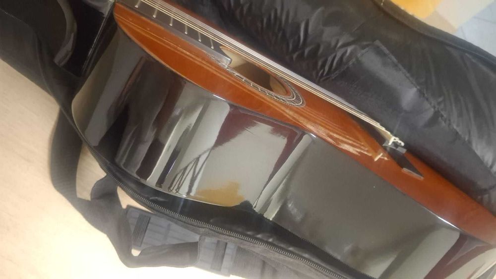 Gitara klasyczna EVER PLAY EV-121 1/2 z pokrowcem JAK NOWA - 2 sztuki