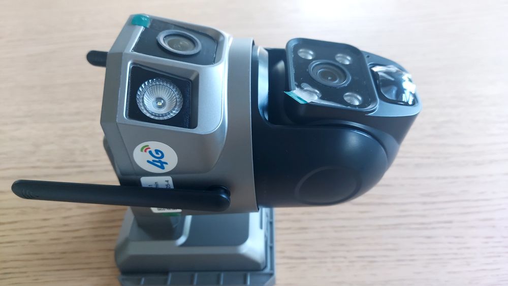 Kamera Solarna 4G LTE 6K 12MP 3ekrany 2x obiektyw +KartaSD64GB Kodak