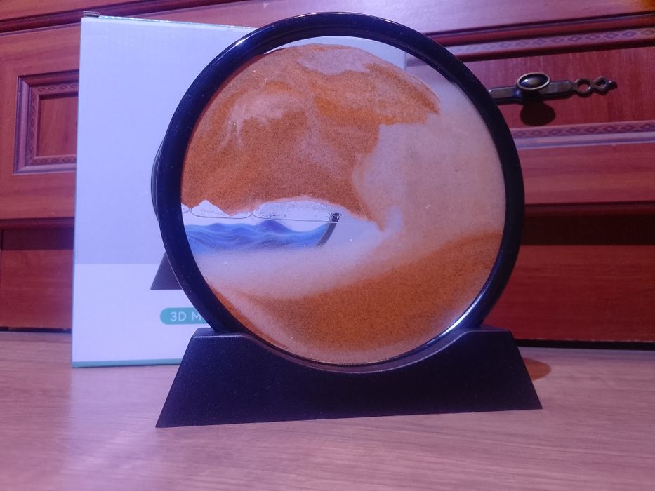 Діаметр 18 см.Пісочна 3Д картина, антістрес. Арт.91849